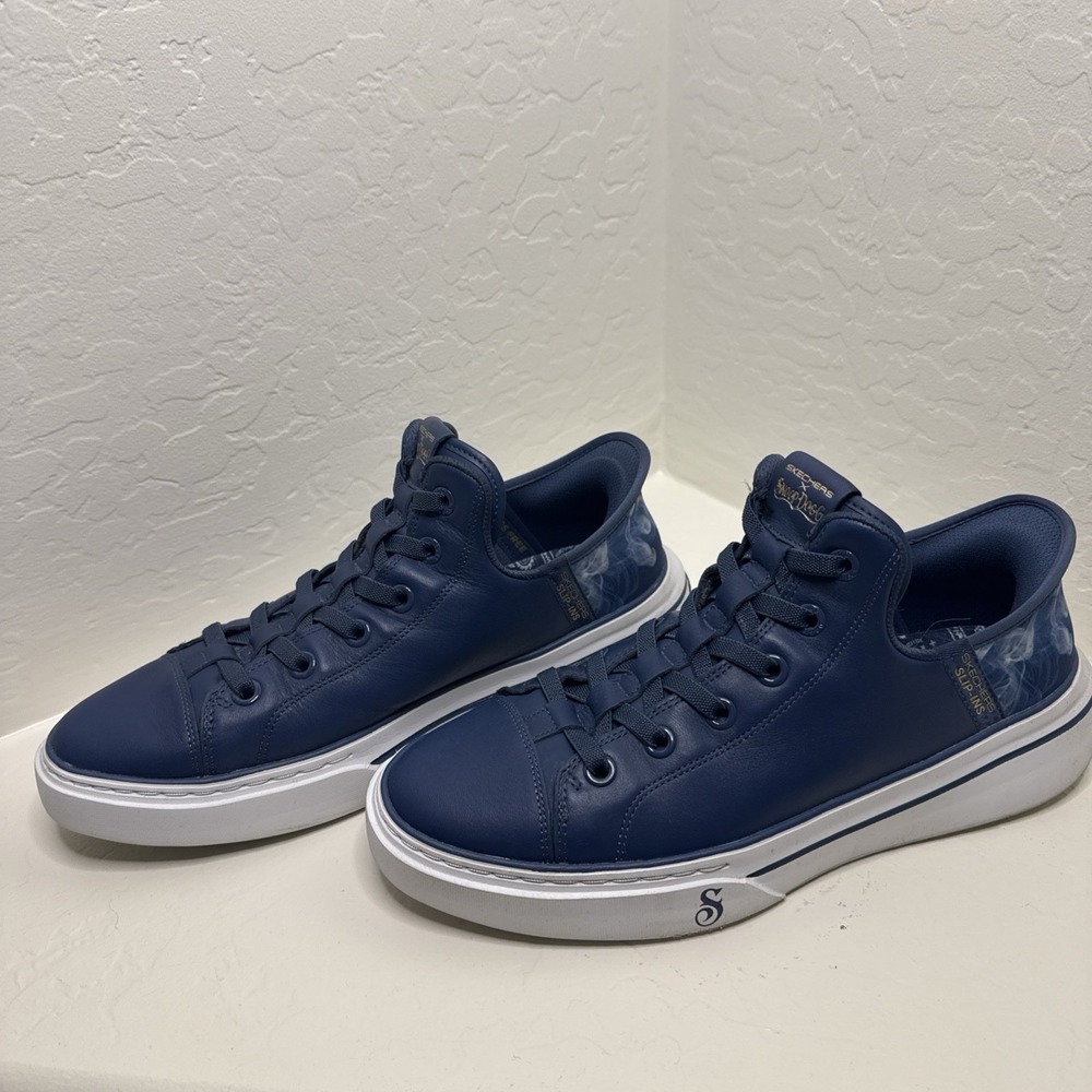 Skechers Snoop One Og Snoop Dogg Men sz 9.5/Women 11 Blue Lifestyle Sneaker Shoe